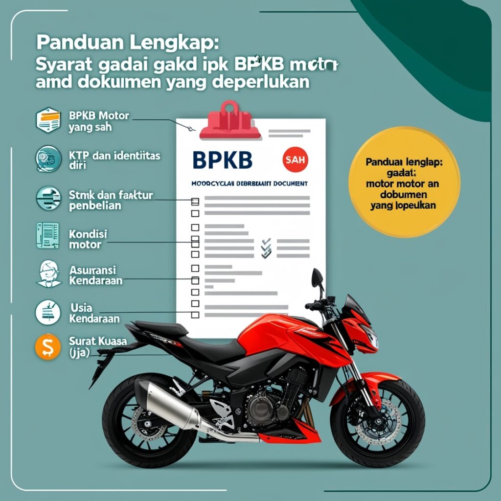 Syarat gadai bpkb motor