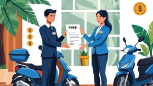 gadai BPKB motor di Pondok Benda Pamulang Tangerang Selatan